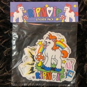 RIPNDIP Taste The Rainbow Sticker Pack (5 Stickers!) (5 Awesome Stickers) - NWT